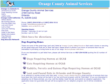 Tablet Screenshot of ocas.dogrescues.org