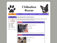 Tablet Screenshot of chi-rescue.dogrescues.org