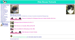 Desktop Screenshot of peke.dogrescues.org